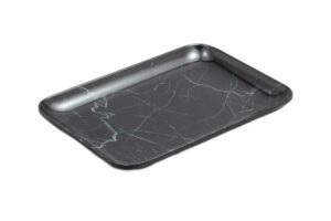 מגש קסמין שיש 20.5X11 מלמין שחור***404008bx