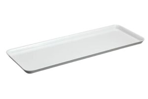 מגש ספיר 18X50 מלמין לבן***402720