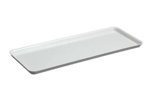 מגש ספיר 15X39 מלמין לבן***402715