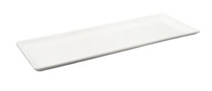 מגש לולבי 40X12 מלמין לבן***402916