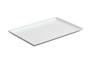 מגש לולבי 17X24.7 מלמין לבן***402910