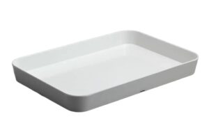 מגש קלסיק עמוק 2.5X22X30.5 מלמין לבן***124212