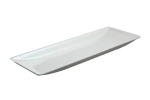 מגש טרפז 58X21X4 מלמין לבן***125123