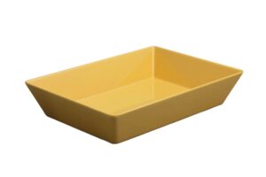 תבנית הגשה מלבנית 7X25X35 מלמין צהוב***117514y