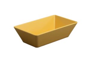 תבנית הגשה מלבנית 7X15X25 מלמין צהוב***117510y