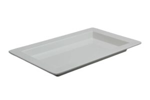 תבנית הגשה מלבנית 4X20X50 מלמין לבן***117920