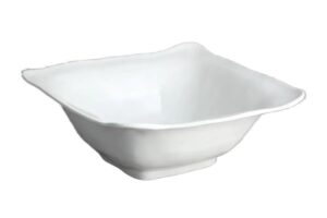 קערה ריבועית כנרת 32 ס"מ מלמין לבן***202113