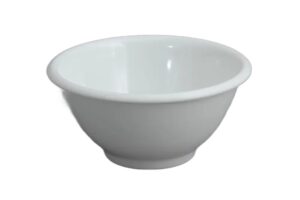 קערה מאסיבית 20 ס"מ מלמין לבן***201008