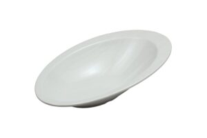 קערה משופעת יסמין 27.7X18.3X7.2 מלמין לבן***221711