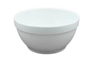 קערה נערמת 20.3 ס"מ מלמין לבן***201508