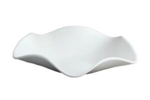 קערת פרח 32 מלמין לבן***200812