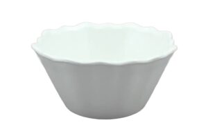 קערה קונית משוננת 21 לבן מלמין***204408