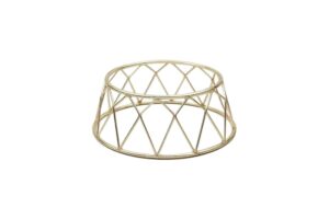 סטנד עגול קוני זהב גובה 10 ס"מ***920904gd