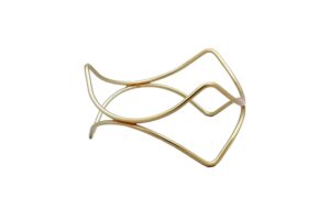 סטנד מצופה גלי נמוך זהב***920604gd