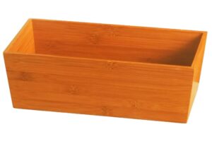 מיכל 1/3 עץ במבוק 32X17X10***b13100