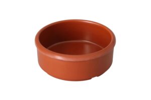 קערית עגולה 8 ס"מ טרה קוטה אדומה מלמין***520503ti