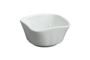 קערית ריבועית 5*9*9 מלמין לבן***211205