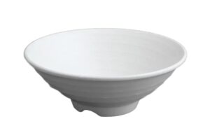 קערת אטריות דמוי אבן זן 8X22.6 מלמין לבן***205709