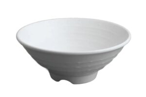 קערת אטריות דמוי אבן זן 8X19.5 מלמין לבן***205708