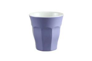 כוס מקרון 295 מ"ל מלמין סגול/לבן***302710ivt