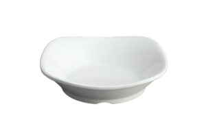 צלוחית רבועית 15X3.5 מלמין לבן***209606