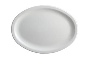 פלטה אובל אקונומיק 33.5 מלמין לבן***120313
