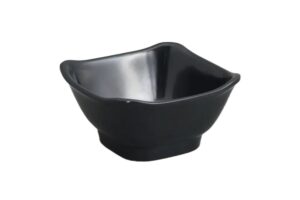 לפתניה מרובעת 5.5X12X12 מלמין שחור***209505b