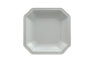 צלחת דייזי 22.8X22.8X3 מלמין לבן***114809