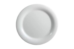 צלחת 26.6 ס"מ עם שוליים מלמין לבן***119911