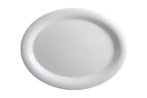 פלטה אובל 34 מלמין לבן***120014