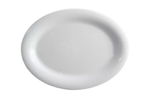 פלטה אובל 30.5 מלמין לבן***120012