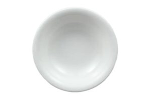 צלחת לחומוס 19 ס"מ מלמין לבן***208408