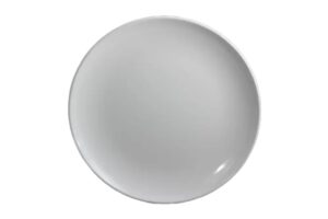 צלחת סהר 35.6 ס"מ מלמין לבן***122614