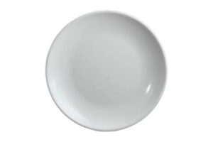 צלחת סהר 25.4 ס"מ מלמין לבן***122610