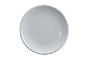 צלחת סהר 17.8 ס"מ מלמין לבן***122607