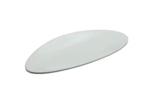רביירה שטוחה מנדי 25X12X2.5 מלמין לבן***124310