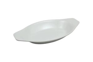 רביירה לוטוס 25.3X14.4X4 מלמין לבן***115710