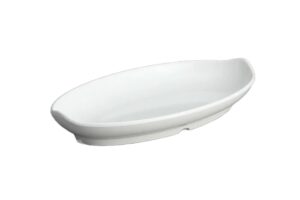 רביירה אובלית 21.5 מלמין לבן***104308