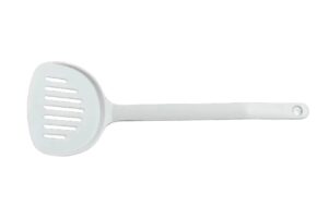 כף טיגון מחורץ רחב מלמין לבן***509913