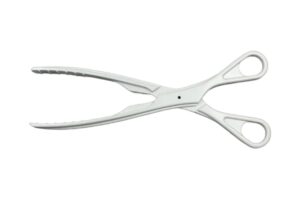 מספריים מלקחיים 29 ס"מ מלמין לבן***501811