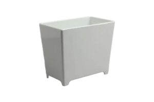 מיכל שולחני לאשפה 17*10*14.5 מלמין לבן***518607