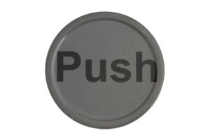 שלט לדחוף PUSH 10 ס"מ מלמין***0003