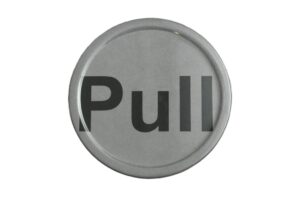 שלט למשוך PULL 10 ס"מ מלמין***0004