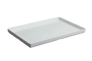 מגש לחדר 34X22X2 מלמין לבן***111513