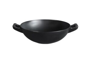 מחבת מלמין עגול 38.5 ס"מ + ידיות שחור 530415B