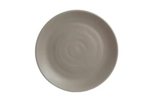 צלחת זן סהרה 25.4 ס"מ מלמין אפרפר***116910wg