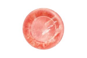 צלחת 15.3 ס"מ קלאודי אדום מלמין***122906RI