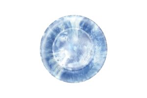 צלחת 22.5 ס"מ קלאודי כחול מלמין***122909OI