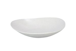 קערה נמוכה לסלט רוקי 8*42*42 ס'מ 4.6L לבן מנוקד מלמין  222416S