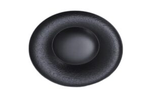 פלטה מלמין שקע 33 ס"מ שחור